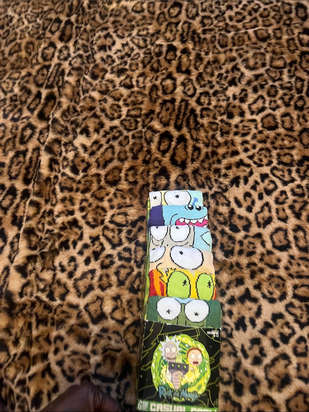 Rick and Morty Casual Crew Socks - Multicolor